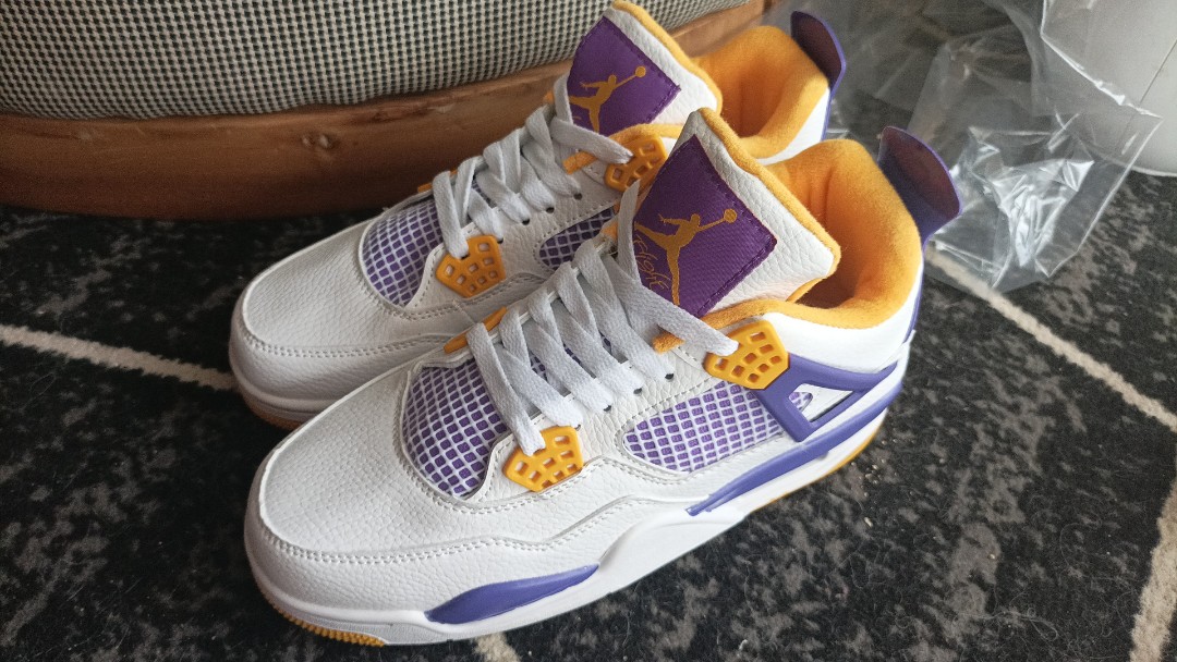 air jordan 4 lakers