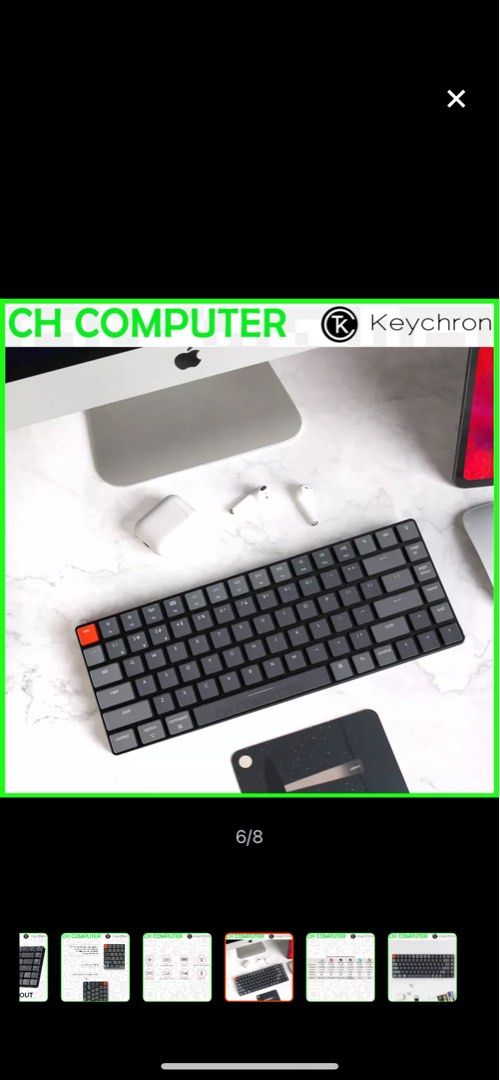 Keychron K3 v1 Optical RGB Ultraslim wireless mechanical keyboard