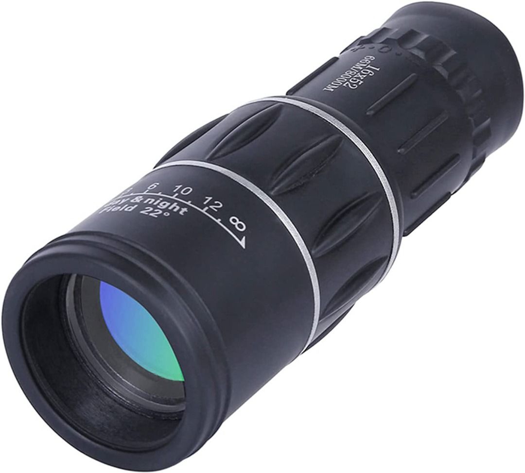 New waterproof 16x52 high definition shop monocular telescope