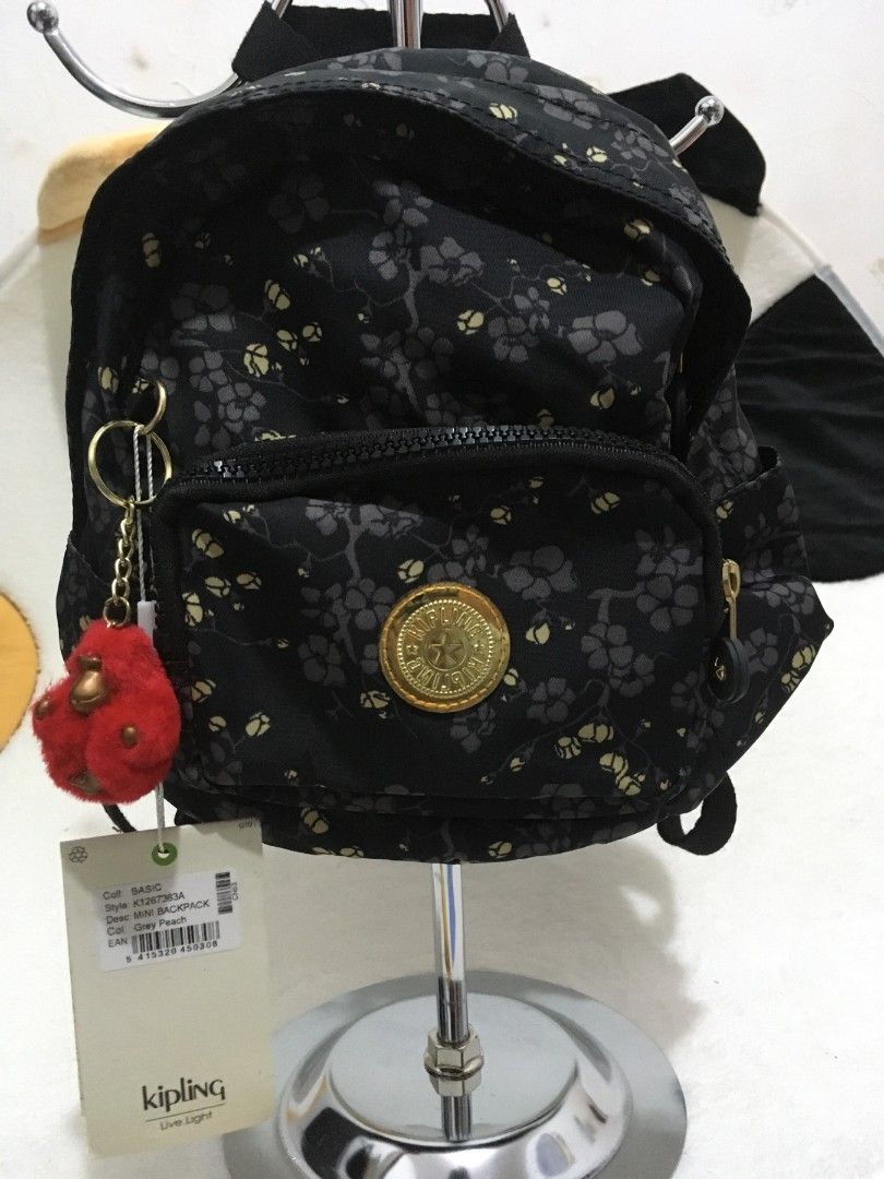 Kipling alber on sale grey gold floral
