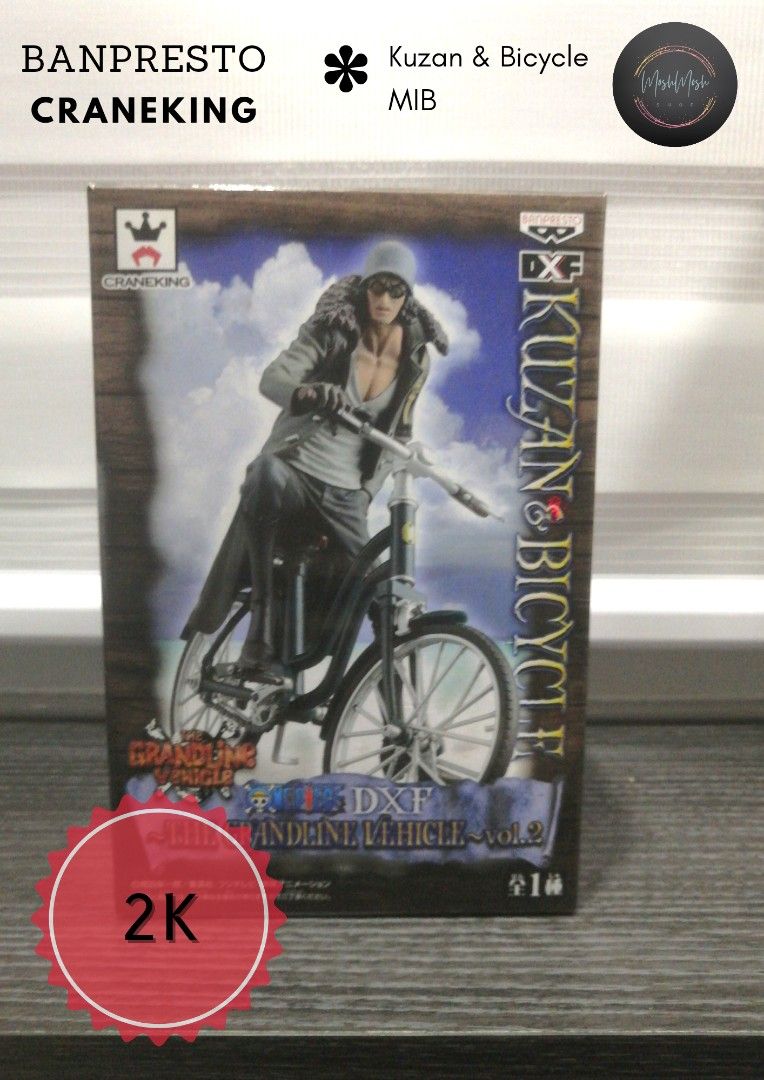 One Piece Kuzan & Bicycle Banpresto Anime Action Figure, Hobbies & Toys
