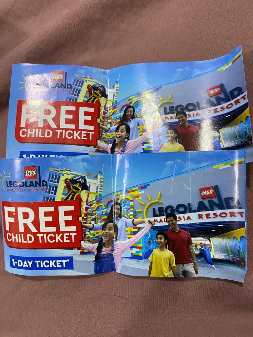 Legoland Free Child Ticket , Tickets & Vouchers, Local Attractions and