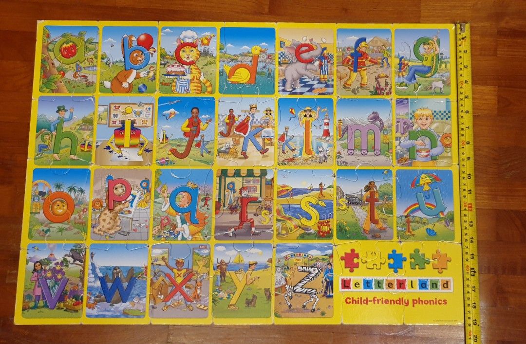 Letterland Giant Alphahet Puzzle (28 pieces)(with free mailing