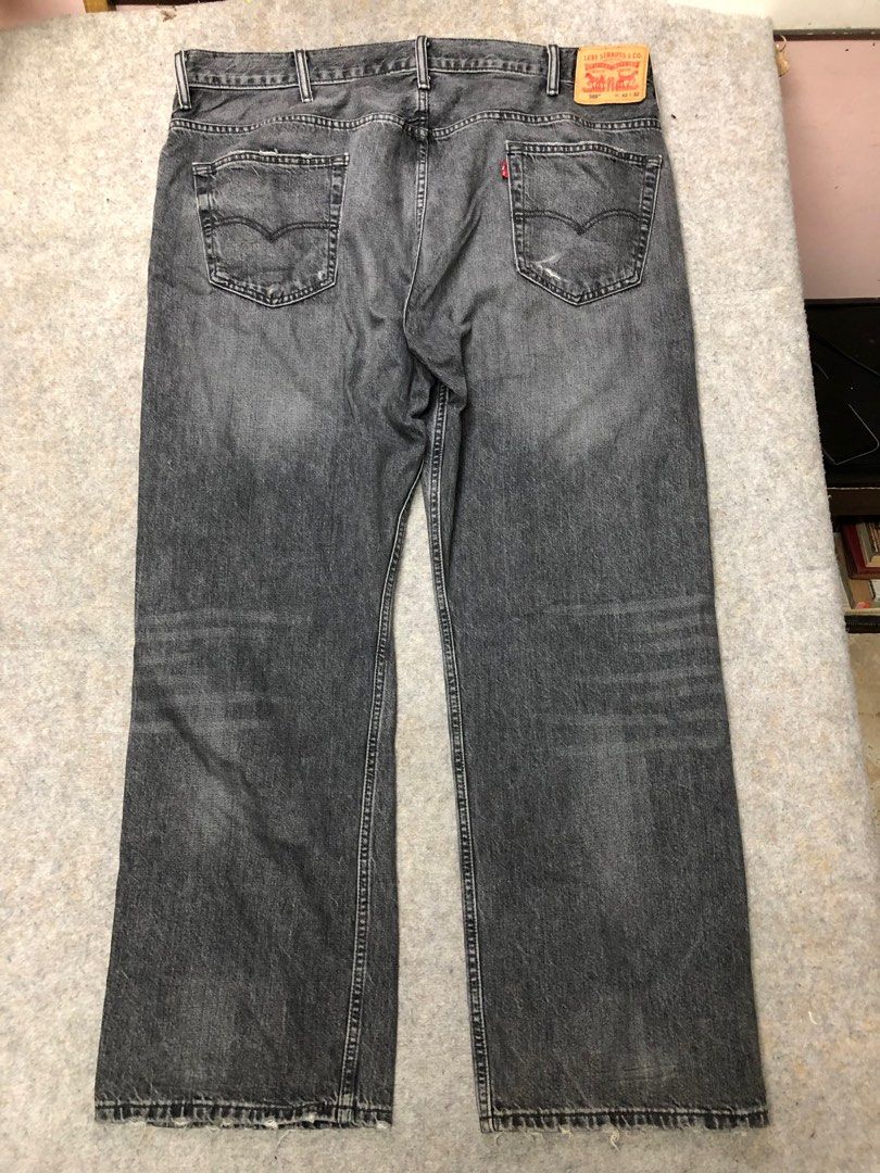LEVI 569 Distressed Denim Jeans 42x32 Tag, Men's Fashion, Bottoms, Jeans on  Carousell