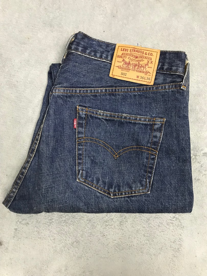 Levis Big E 502 Japan Selvedge Vintage Jeans, Men's Fashion, Bottoms ...