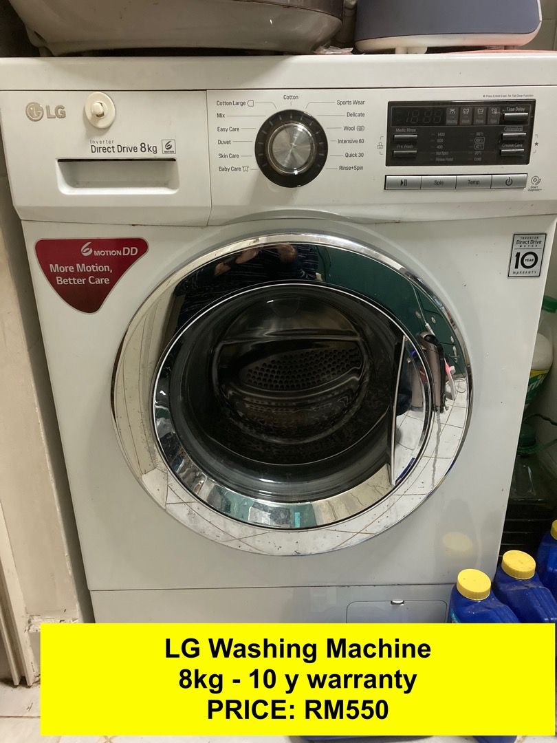 LG Washing Machine, TV & Home Appliances, Washing Machines and Dryers