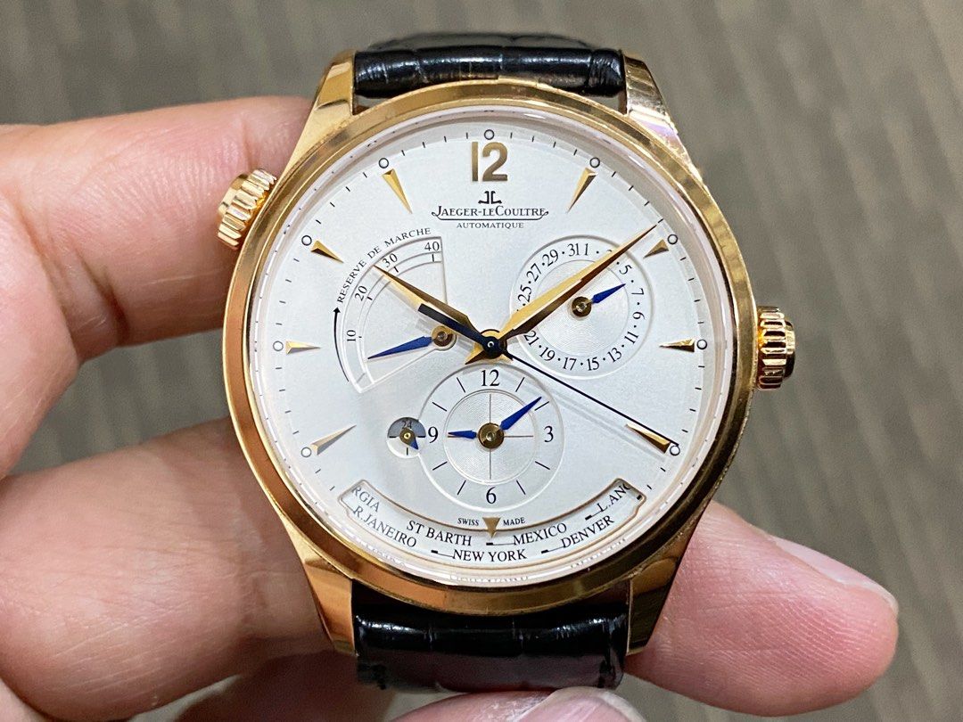 Jaeger lecoultre master geographic rose 2025 gold