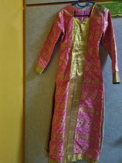 tailored saree long dress
