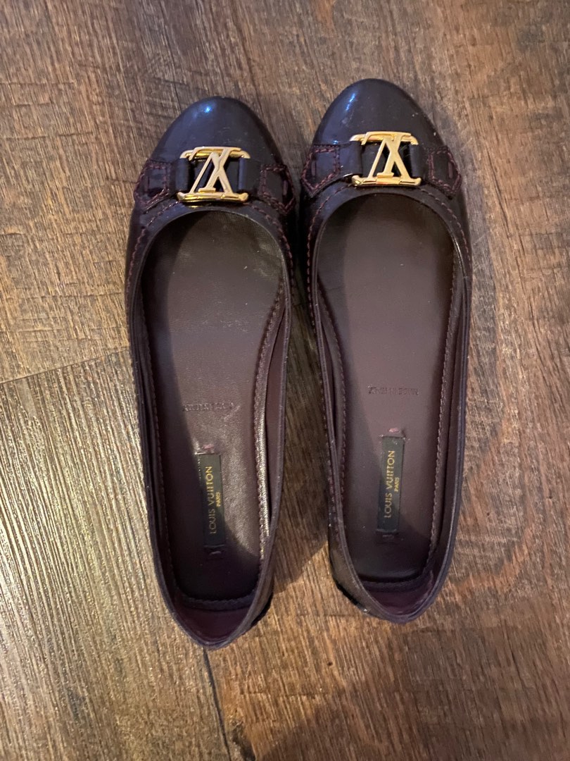 Louis Vuitton, Shoes, Vintage Louis Vuitton Pink Patent Leather Slide  Sandals Size 75