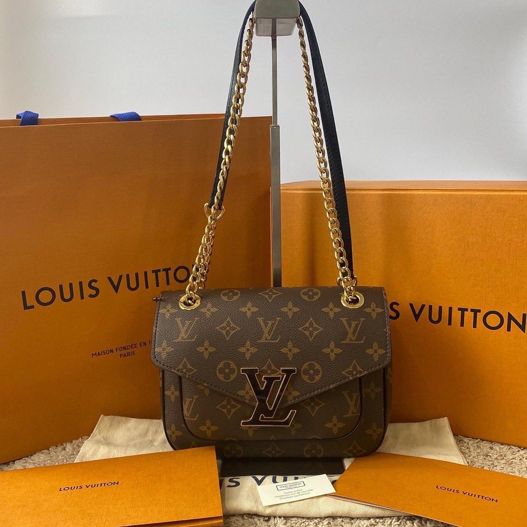 LV Passy Chain Bag, Luxury, Bags & Wallets on Carousell