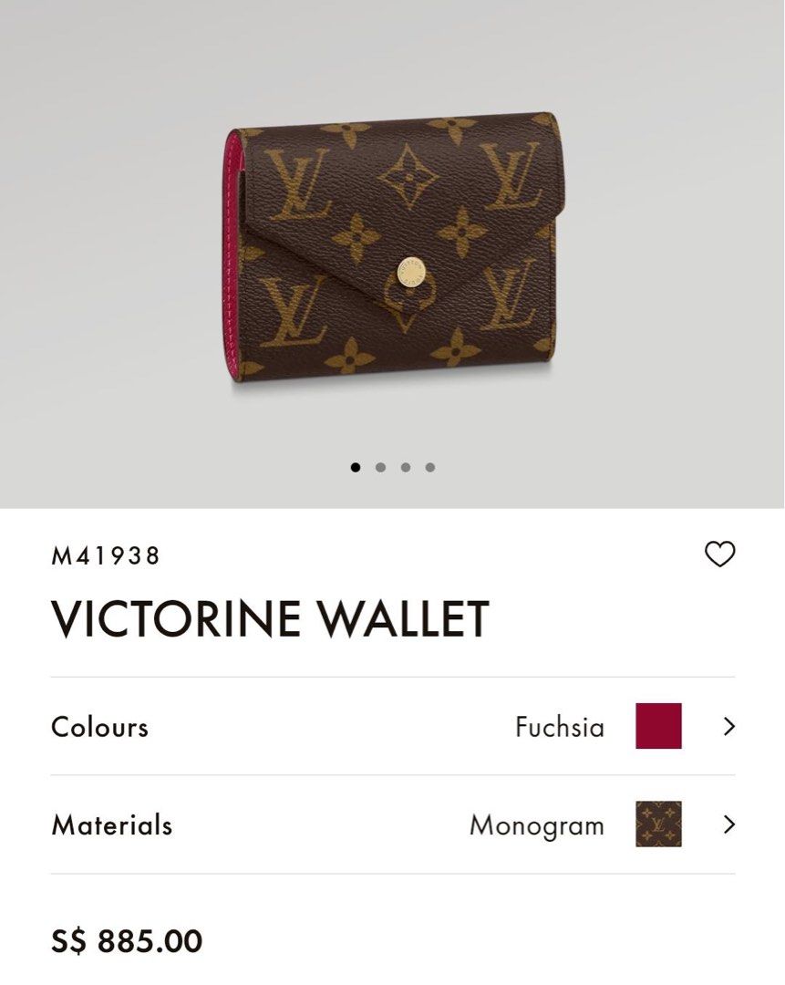 Louis Vuitton Victorine Wallet in Rose Ballerine), Women's Fashion, Bags &  Wallets, Wallets & Card Holders on Carousell