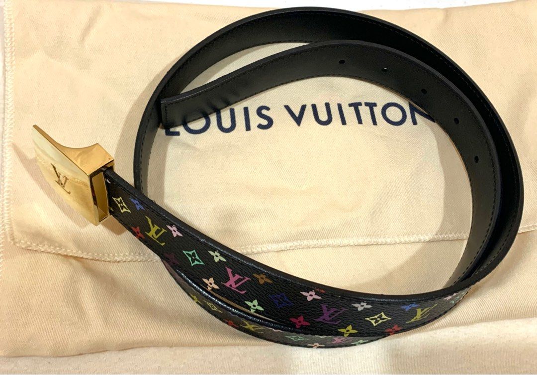 LOUIS VUITTON MONOGRAM MULTICOLOR BELT (TAKASHI MURAKAMI), Women's Fashion,  Watches & Accessories, Belts on Carousell
