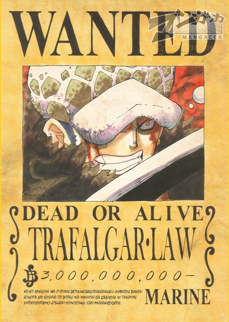 One Piece Wanted Poster - AKAINU **BUY 2 GET 1 FREE! see Description!**