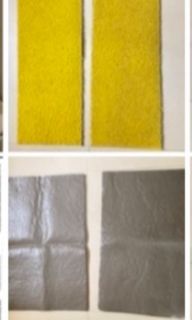 Mats for shoes (2 pc grey + 4 pc yellow)