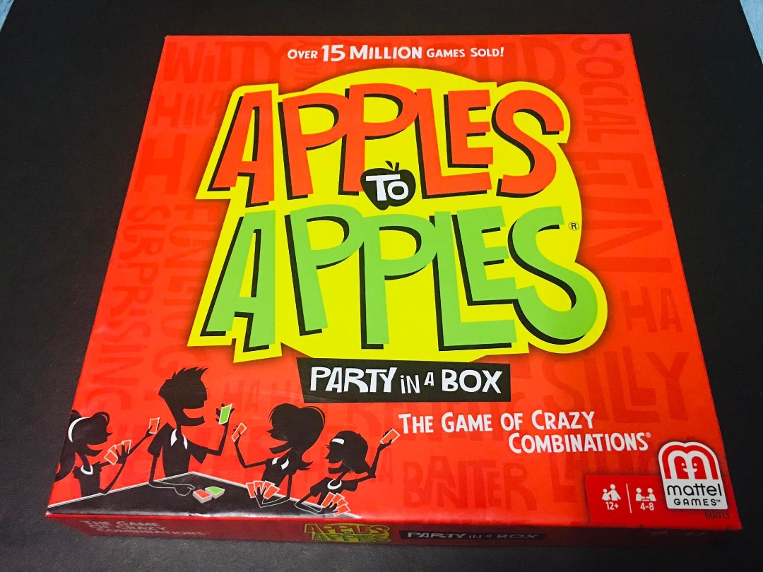 Mattel Games Apples to Apples Party in a Box, Hobbies & Toys, Toys