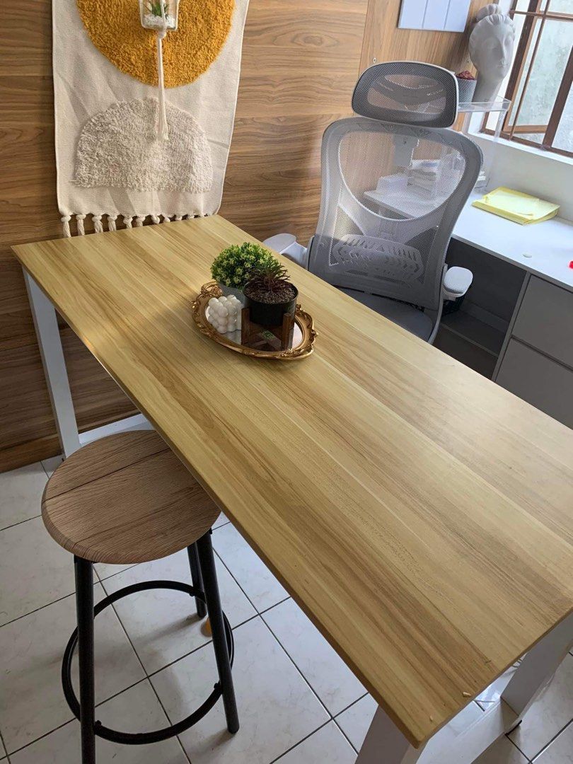 MINIMALIST OFFICE TABLE, Furniture & Home Living, Office Furniture