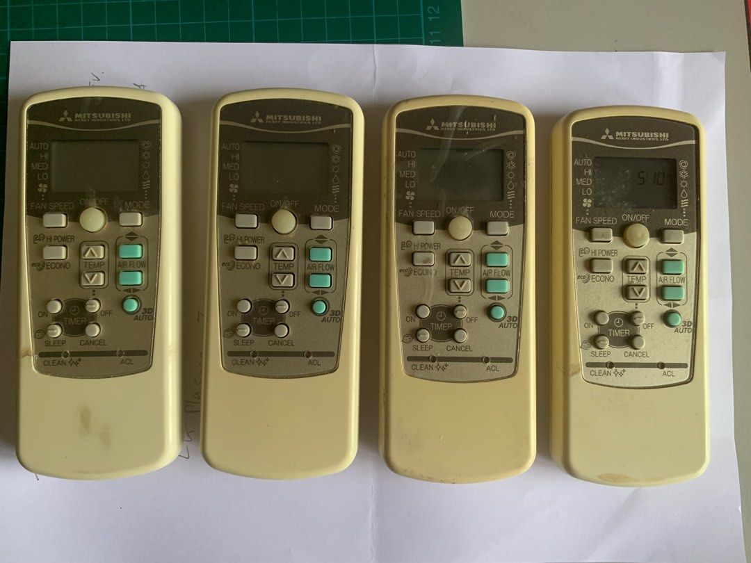 MITSUBISHI HEAVY INDUSTRIES aircon remote control, TV & Home Appliances, Air Conditioners