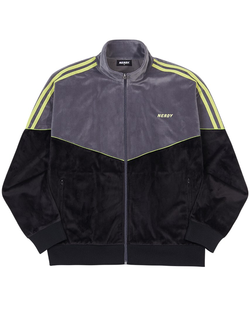 Nerdy Track Top Jacket Black, Women's Fashion, Coats, Jackets and