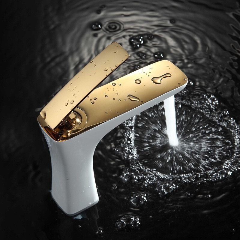 New Basin Sink Tap Bathroom Faucet Mixer Water Tap All Copper Brass