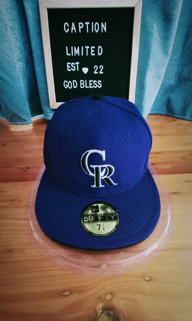 New Era 59FIFTY Authentic Collection Colorado Rockies On-Field Alternate Hat - Black, Purple