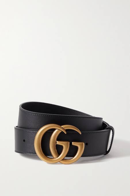 New Gucci GG Marmont leather belt with buckle Size 85, Luxury, Accessories  on Carousell