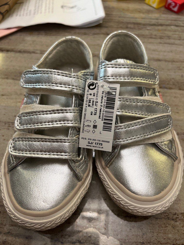 Childrens store silver shoes