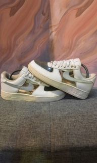 Nike Air Force 1 Low See Through Transparent Reflectiv size 42