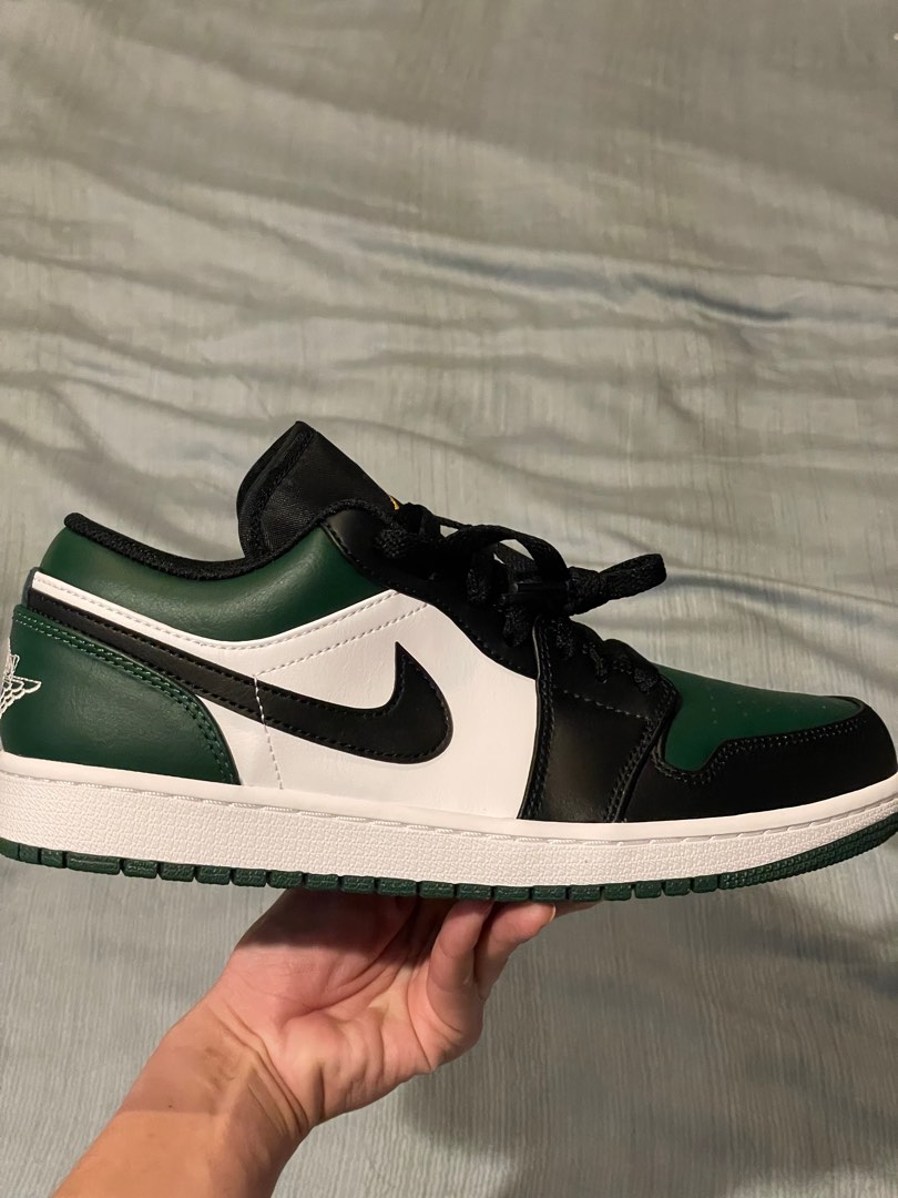 white green black jordans