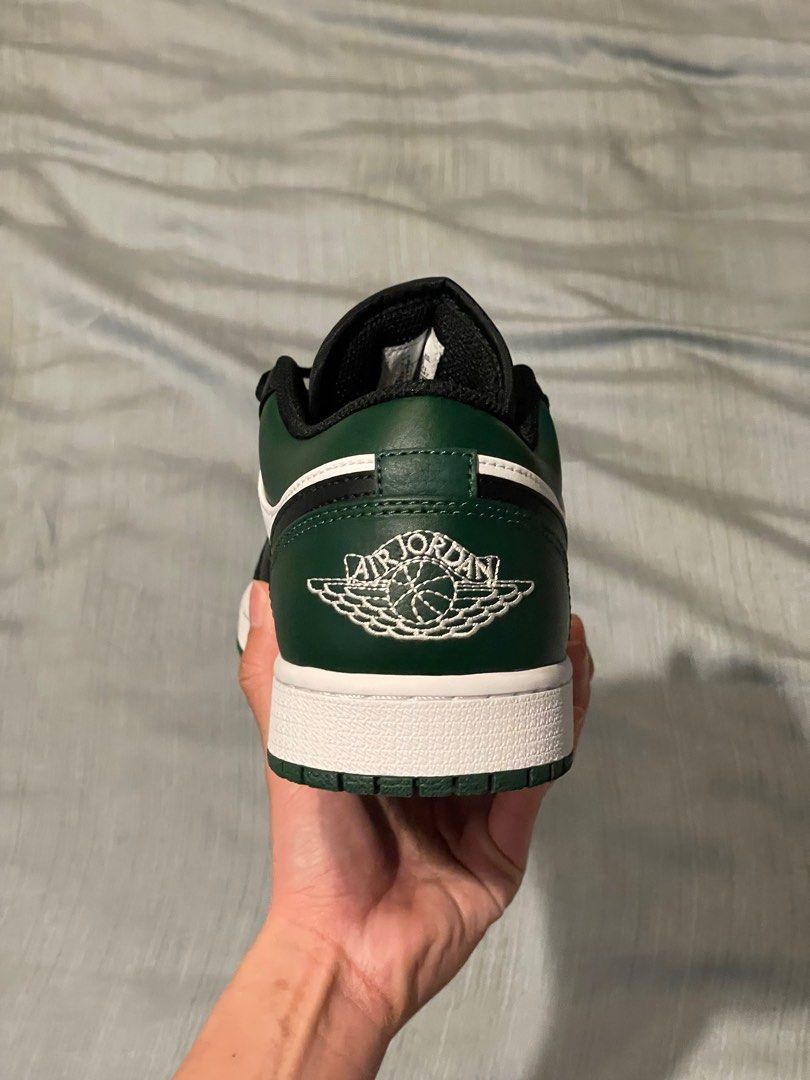 Air jordan 1 green black top