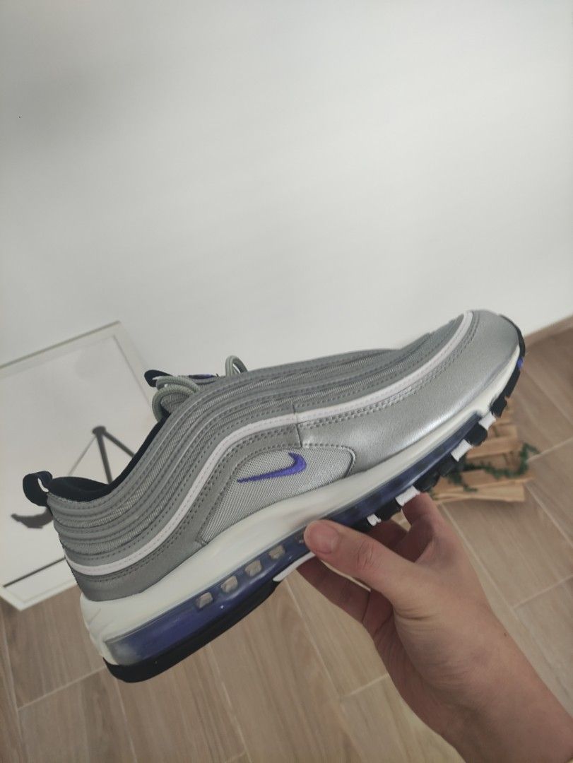 air max 97 persian violet on feet