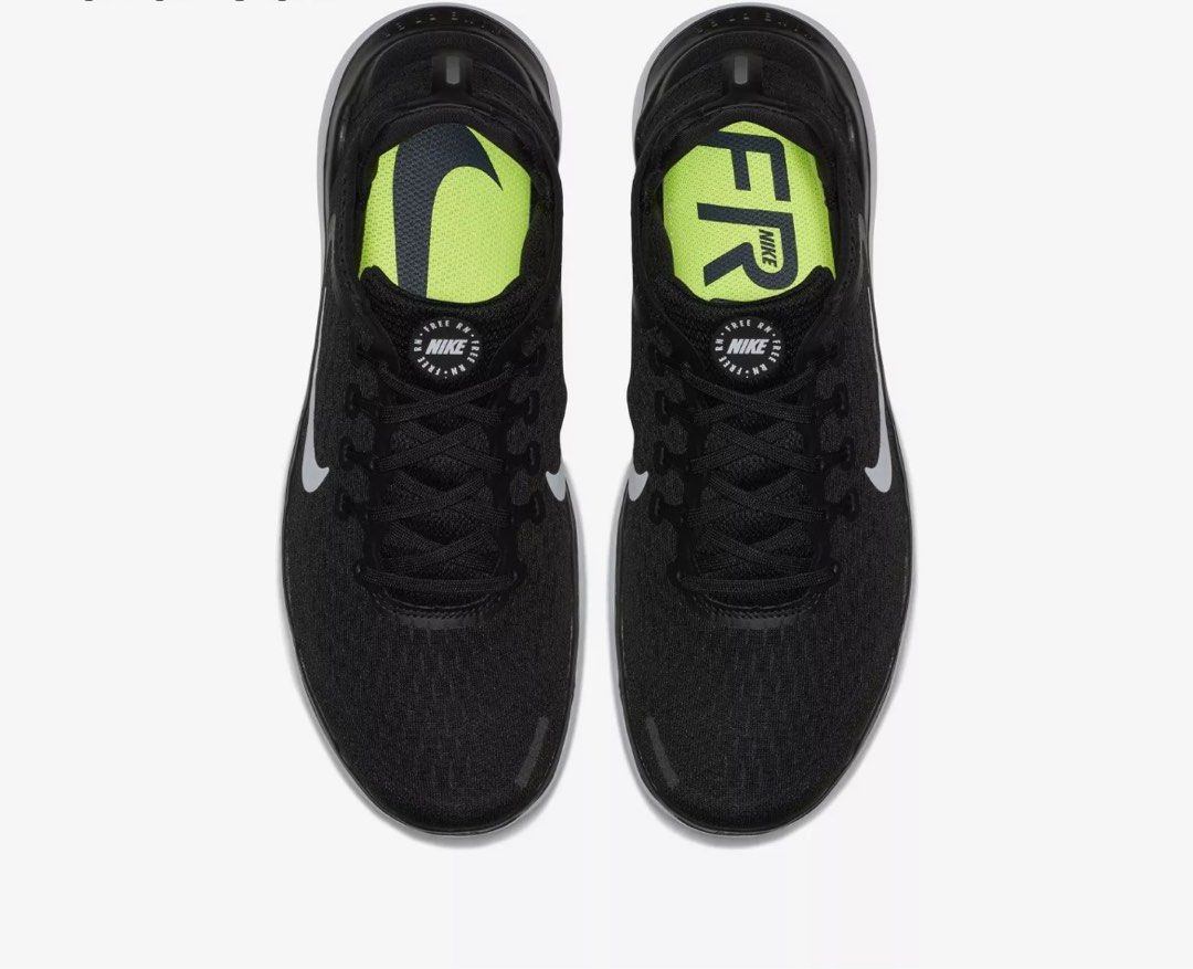 Nike Men s Free RN 2018 Running Shoes Black size EU40.5 UK6.5