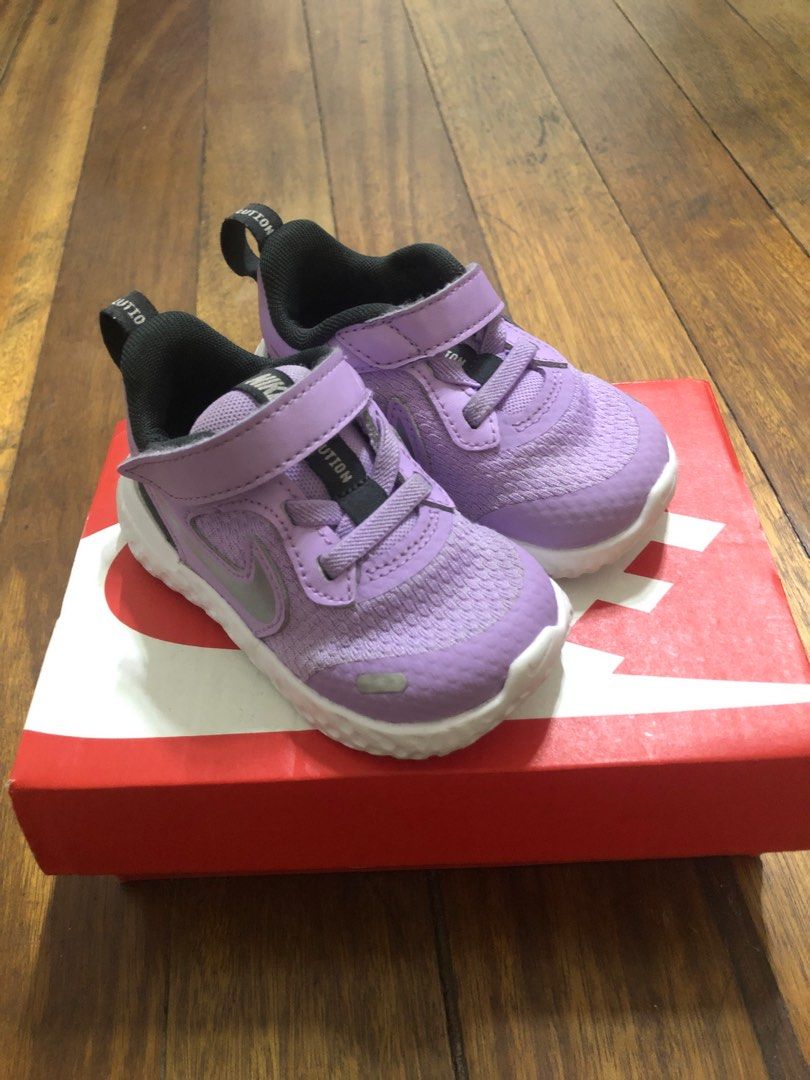 Nike Purple Baby Shoes 5c, Babies & Kids, Babies & Kids Fashion on