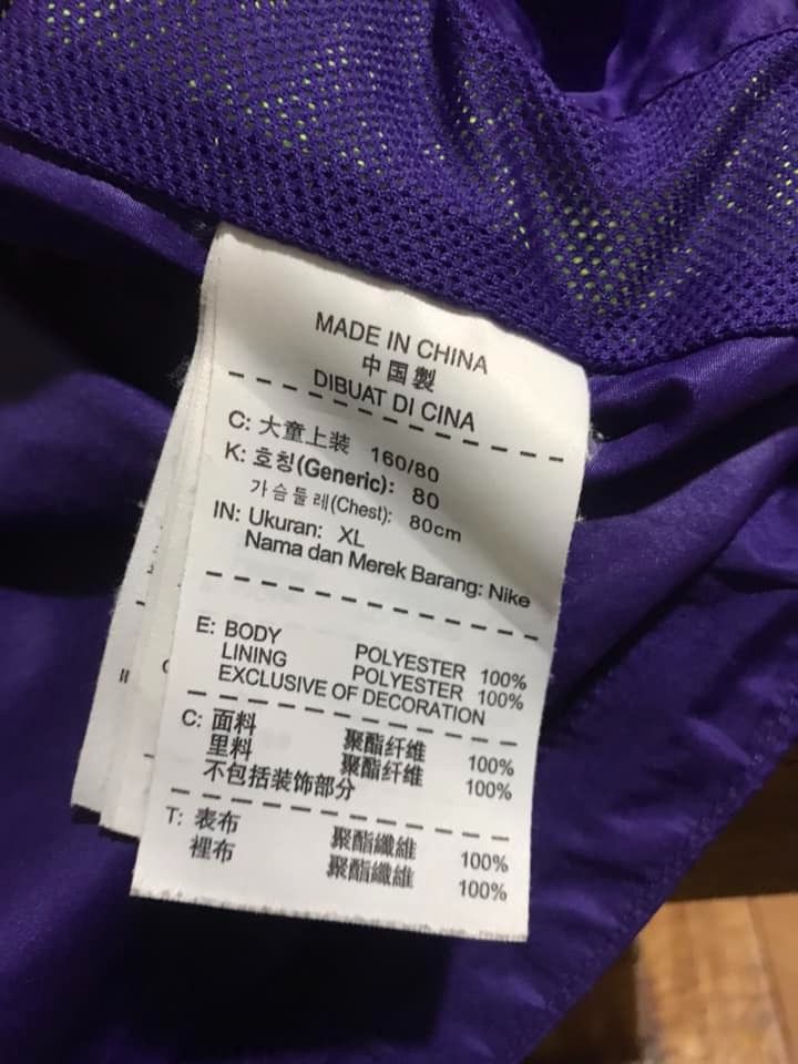 size 4xl nike windbreakers