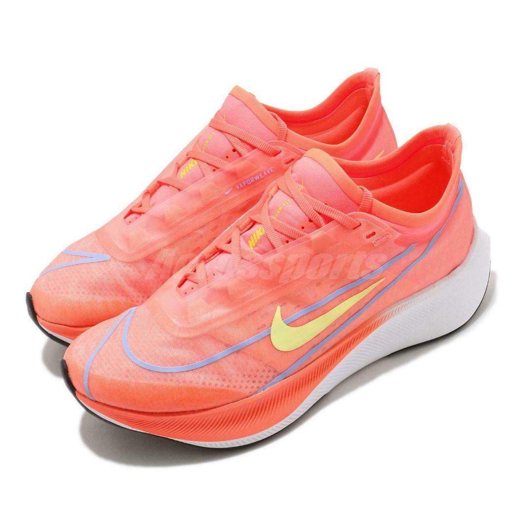Nike Zoom Fly 3 Mango Color Women Carbon Plated Running Shoe UK4.5