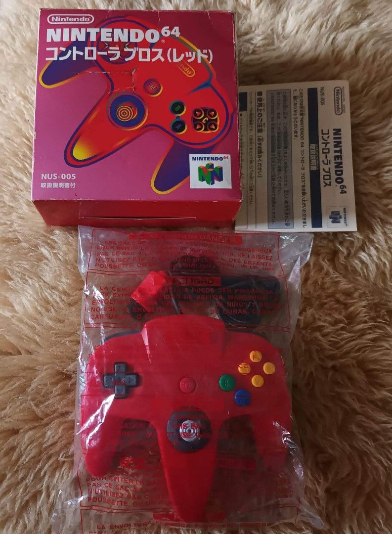 Nintendo 64 Controller, Video Gaming, Gaming Accessories, Controllers on Carousell