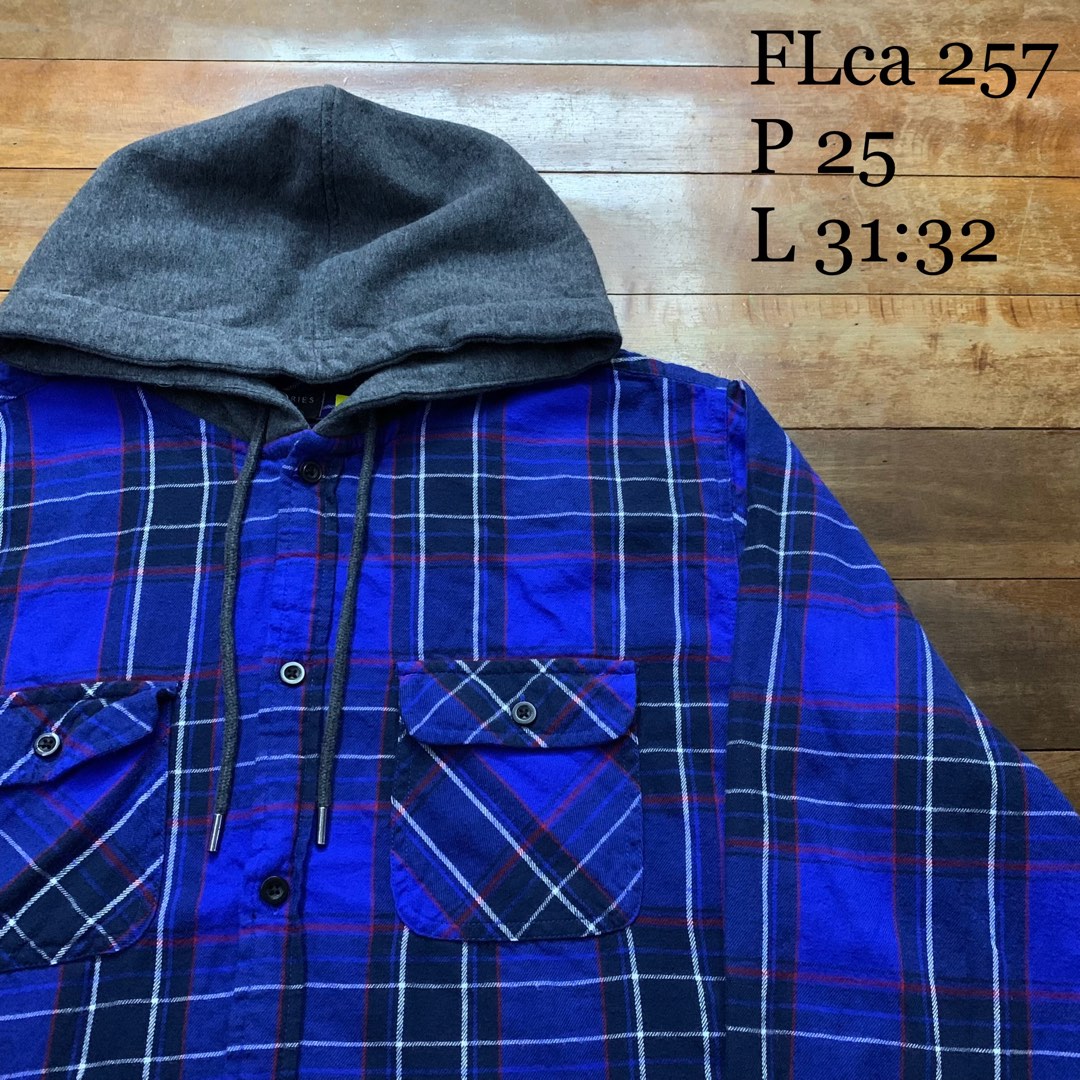 No Boundaries Hooded Flannel Men s Fashion Tops Sets Formal