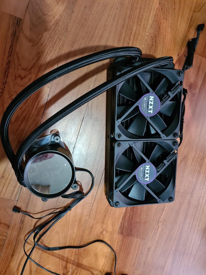 Nzxt AIO X53 With brackets, Computers & Tech, Parts & Accessories