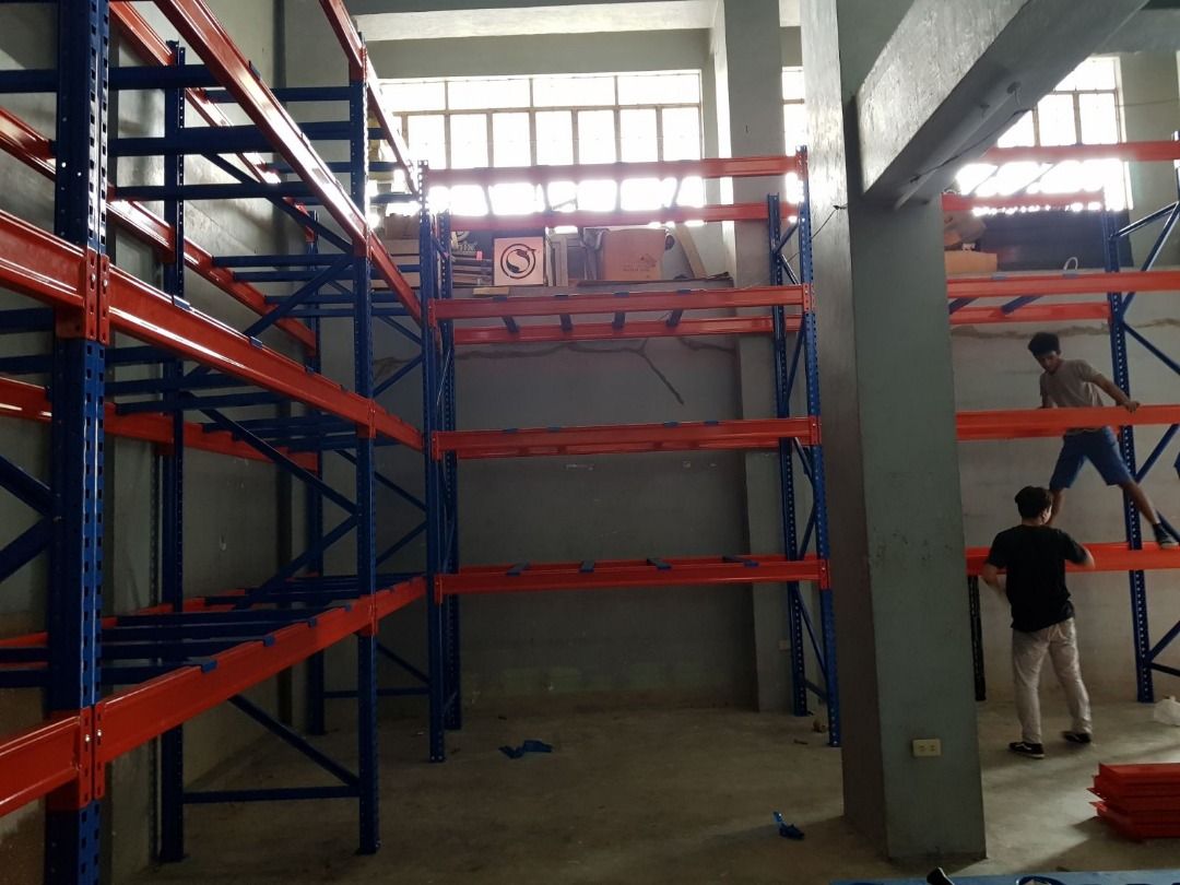 Pallet Rack Shelves storage system steel standee rack, Furniture & Home ...