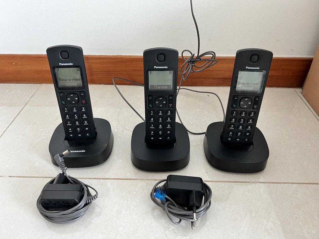 Panasonic Cordless Phone Set of 3, TV & Home Appliances, Other Home