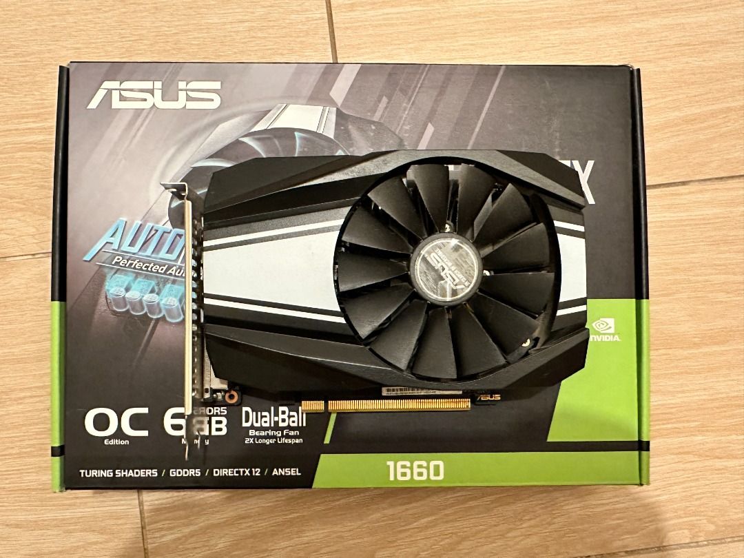 ASUS 華碩PH-GTX1660-O6G, 電腦＆科技, 電腦周邊及配件, 電腦周邊產品