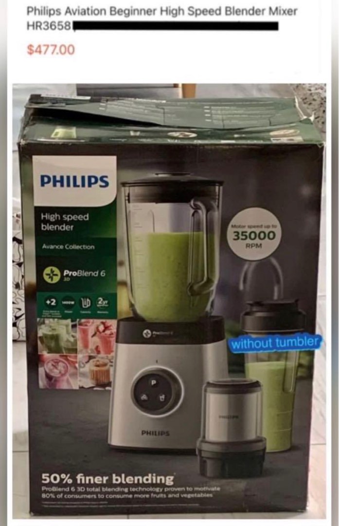 Philips Blender Furniture Home Living Kitchenware Tableware   Philips Blender 1671073814 Ee69e9ec 