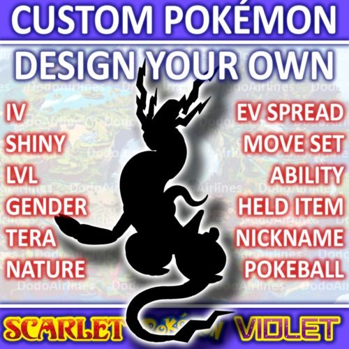 Pokemon Scarlet and Violet ✨Ultra Shiny✨ Arceus All Forms 6IV - Custom