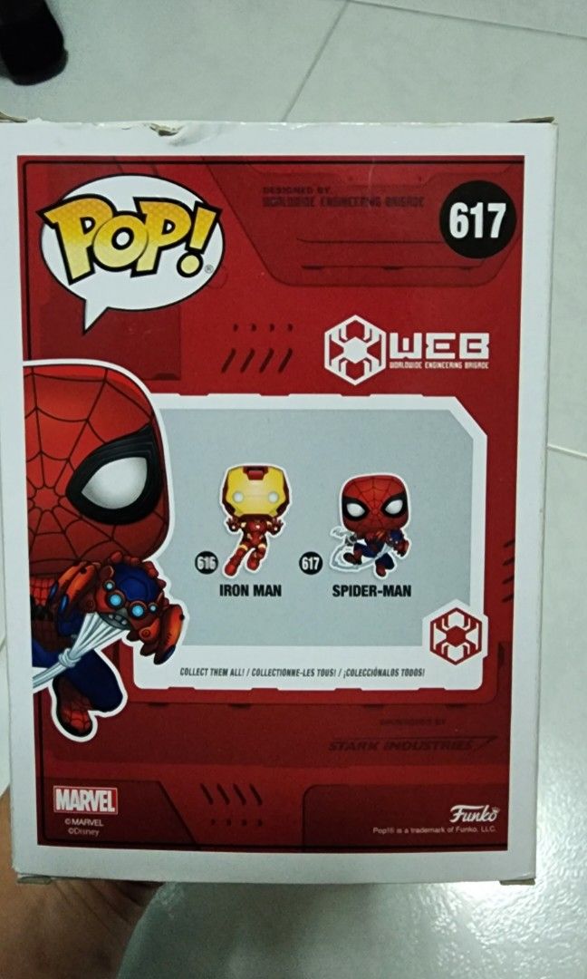 Funko Pop WEB Spider-Man AVENGERS CAMPUS Figure 617 AVENGERS CAMPUS