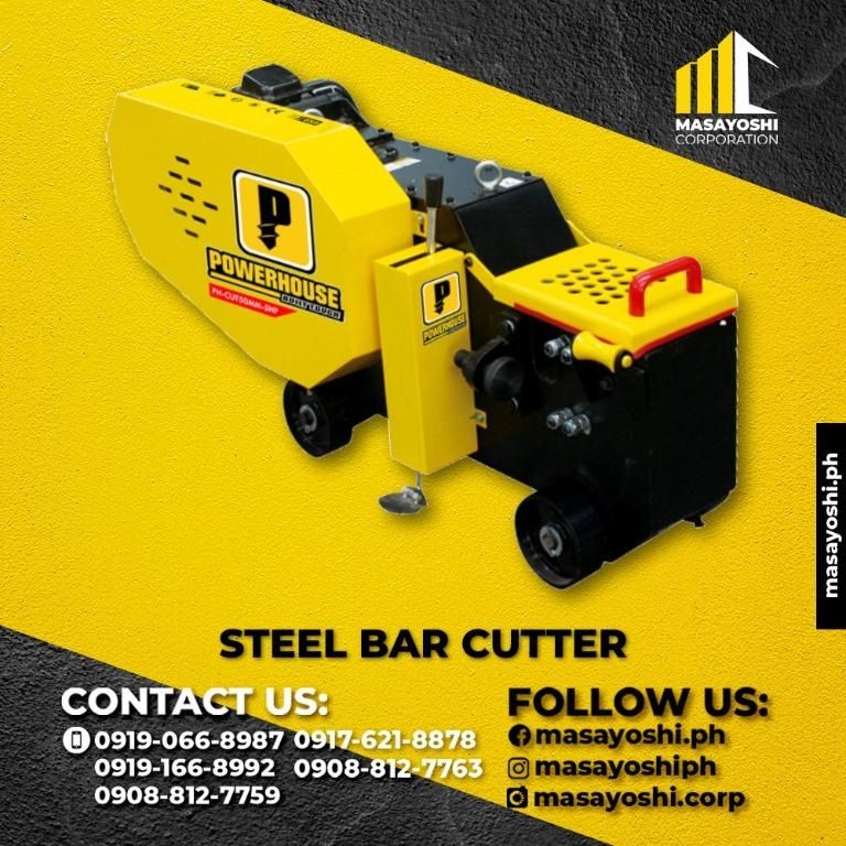 PowerHouse Portable Hydraulic Steel Bar Cutter Powerhouse Steel Bar