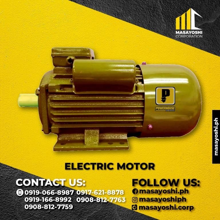 Powerhouse Single Phase Electric Motor | Industrial Motor | Powerhouse