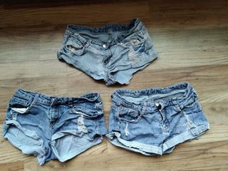 Pre-Loved 2nd Hand Processed Denim Shorts (3 for $10)