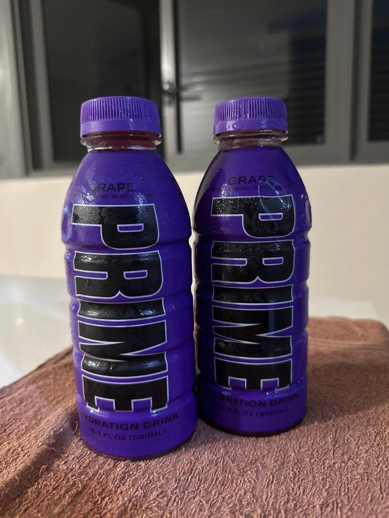 Prime hydration grape, Food & Drinks, Beverages on Carousell