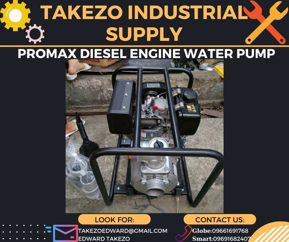 Promax Diesel Engine Water Pump (Category: Industrial Equipment) located in Manila. Submitted by hayaiedward (Listing ID 1203203363, Image 1). Description: 𝙏𝙖𝙠𝙚𝙯𝙤 𝙄𝙣𝙙𝙪𝙨𝙩𝙧𝙞𝙖𝙡 𝙎𝙪𝙥𝙥𝙡𝙮 𝐊𝐢𝐧𝐝𝐥𝐲 𝐂𝐚𝐥𝐥/𝐌𝐞𝐬𝐬𝐚𝐠𝐞 𝐮𝐬 𝐟𝐨𝐫 𝐲𝐨𝐮𝐫 𝐪𝐮𝐞𝐬𝐭𝐢𝐨𝐧𝐬 𝐚𝐧𝐝 𝐨𝐭𝐡𝐞𝐫 𝐢𝐧𝐪𝐮𝐢𝐫𝐢𝐞𝐬. Item: Promax Diesel Engine Water Pump size: 3” x 3” 𝐌𝐚𝐧𝐢𝐥𝐚 𝐒𝐭𝐨𝐫𝐞: #1268 Narciza Street, Mayhaligue, Tondo Manila 𝐂𝐚𝐯𝐢