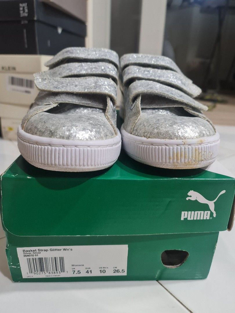 Puma silver glitter cheap