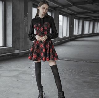 PUNKRAVE hoodie dress